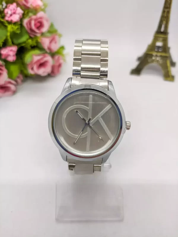 Relógio Calvin Klein Feminino Prata (C/ Caixa Premium) 100% Funcional - Imagem 2